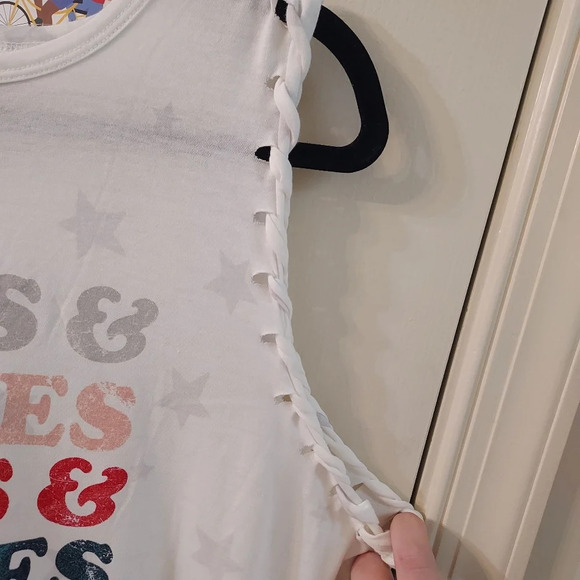 Maurices Americana Stars And Stripes Graphic Tank Top in Size XXL - Picture 4 of 9